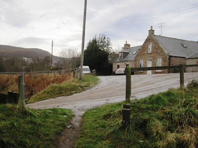 The path through Deeside reaches Bridge of Gairn