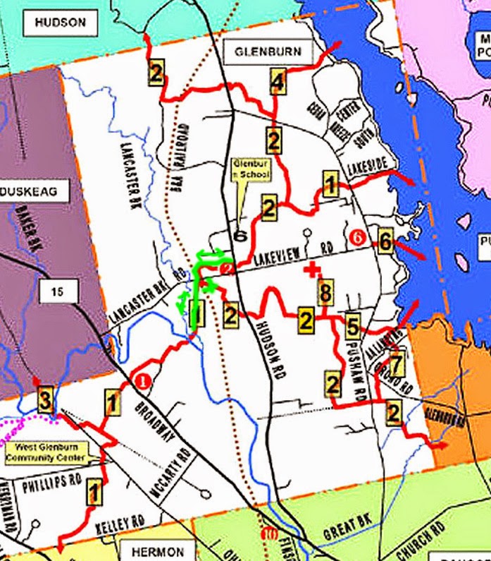 Hiking in Maine with Kelley 1/22/15 Glenburn Trails