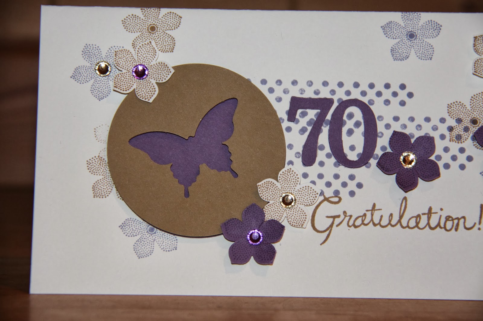 derstempelvogel: Karte zum 70. Geburtstag / 70th Birthday