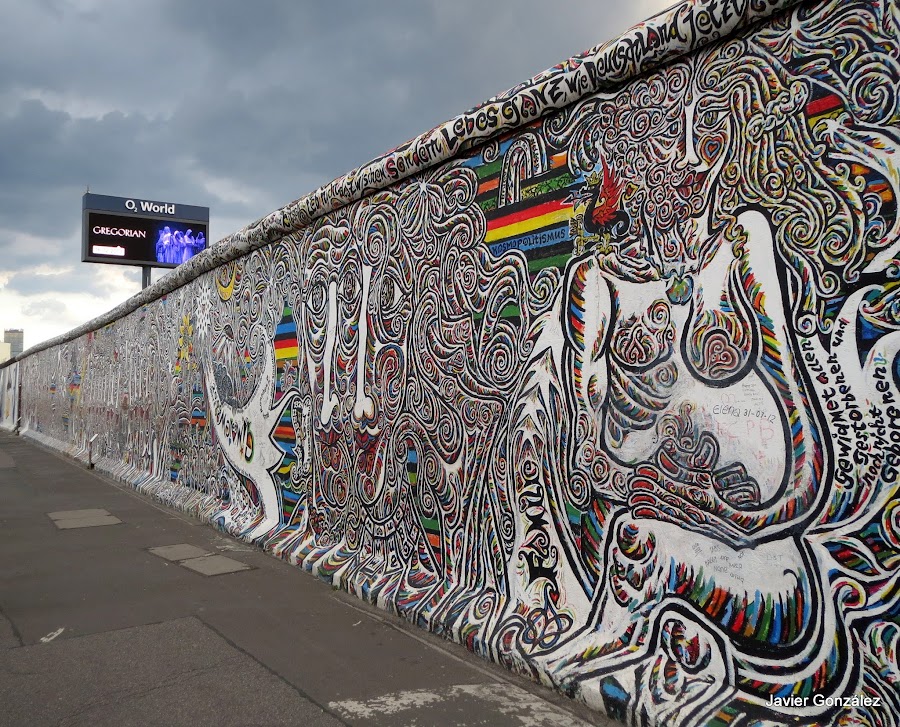 Muro de Berlín. Berlin wall. East Side Gallery