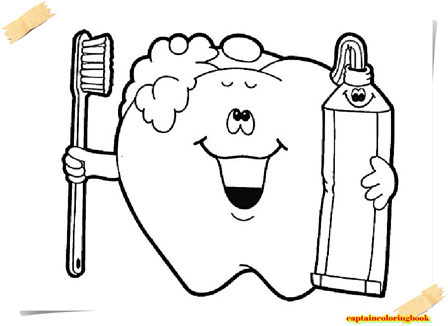 Dental Coloring Pages- Free coloring book - Coloring Page Dental Coloring Pages- Free coloring book - Coloring Page