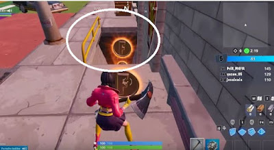 Fourth Hidden Shortcut, Location Guide, Fortnite, Downtown Drop Challenge