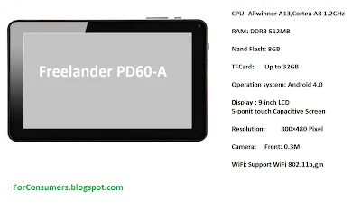 Freelander PD60-A tablet review