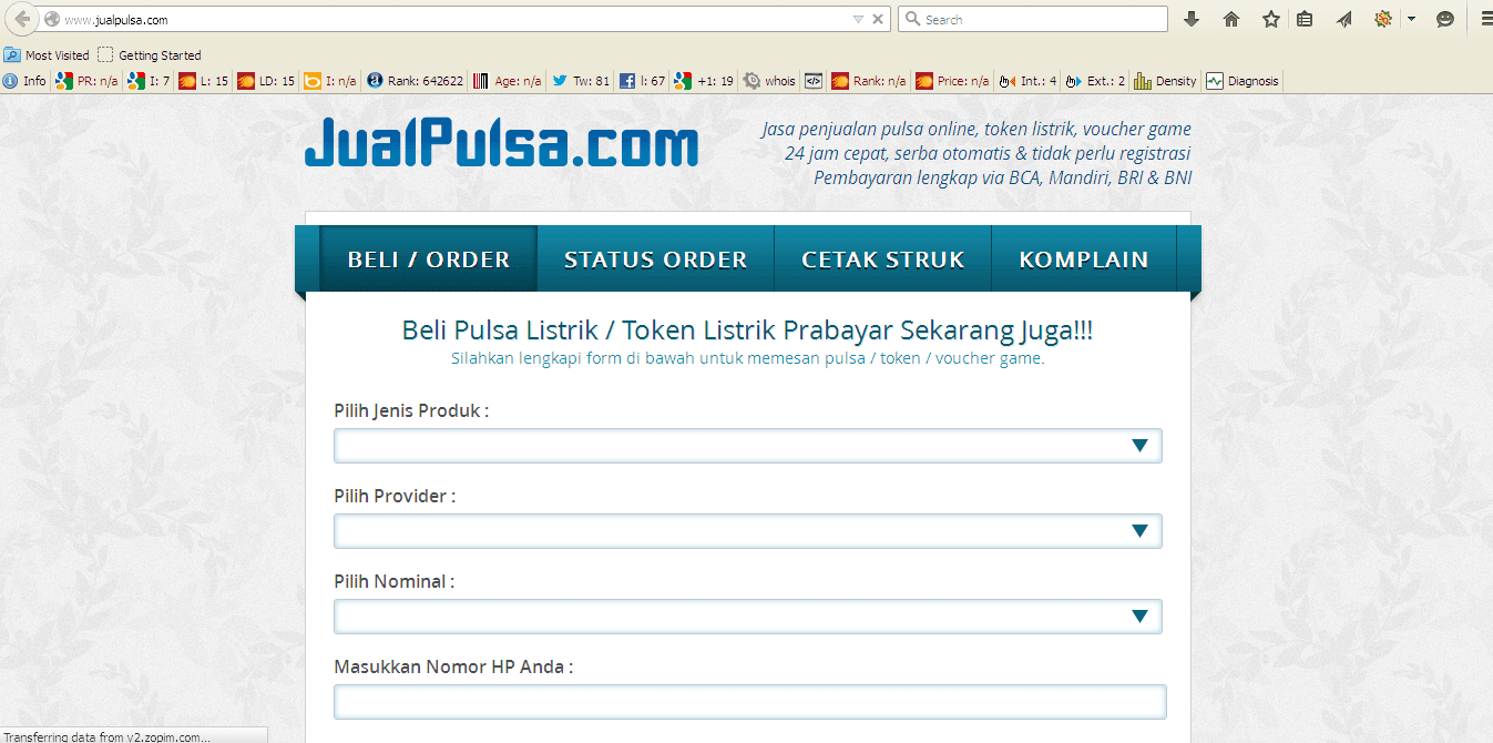 Tampilan Website Jualpulsa.com Tampilan-Website-Jualpulsa.com