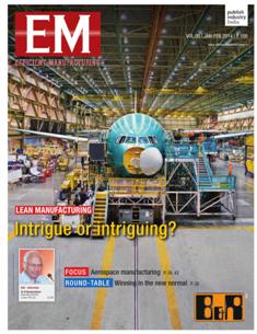 EM Efficient Manufacturing - January & February 2014 | CBR 96 dpi | Mensile | Professionisti | Tecnologia | Industria | Meccanica | Automazione
The monthly EM Efficient Manufacturing offers a threedimensional perspective on Technology, Market & Management aspects of Efficient Manufacturing, covering machine tools, cutting tools, automotive & other discrete manufacturing.
EM Efficient Manufacturing keeps its readers up-to-date with the latest industry developments and technological advances, helping them ensure efficient manufacturing practices leading to success not only on the shop-floor, but also in the market, so as to stand out with the required competitiveness and the right business approach in the rapidly evolving world of manufacturing.
EM Efficient Manufacturing comprehensive coverage spans both verticals and horizontals. From elaborate factory integration systems and CNC machines to the tiniest tools & inserts, EM Efficient Manufacturing is always at the forefront of technology, and serves to inform and educate its discerning audience of developments in various areas of manufacturing.
