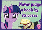 My Little Pony Never judge a book by its cover. Series 2 Trading Card