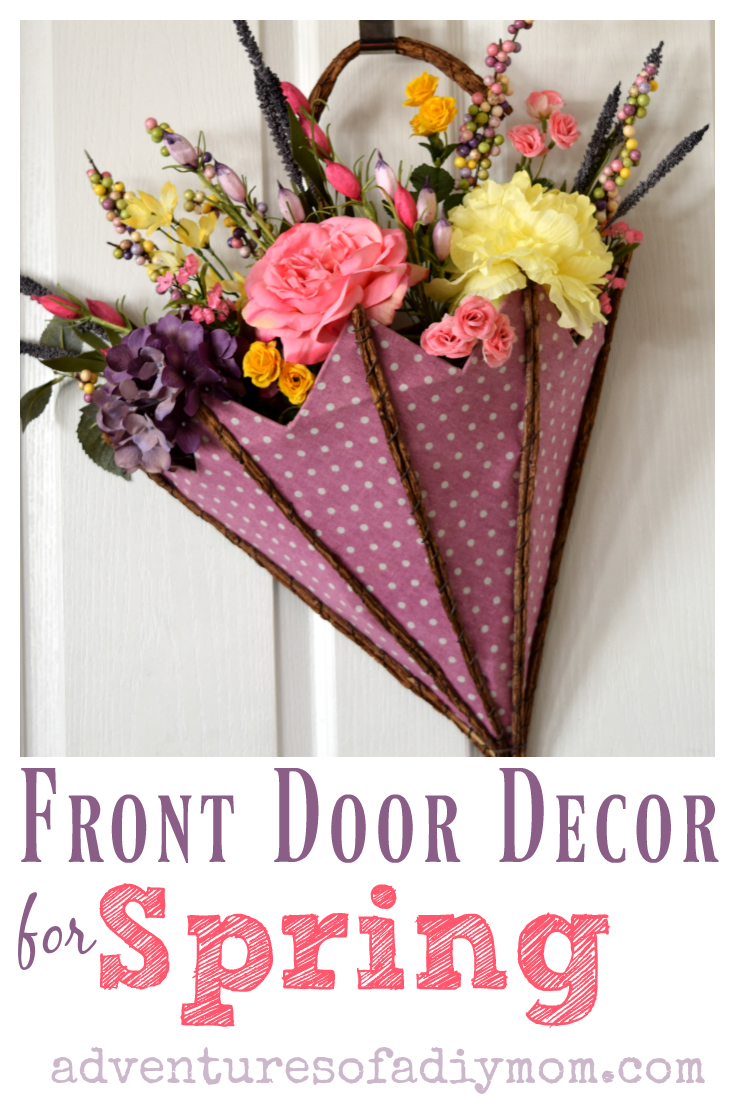 Spring Decoration for Front Door PLUS Flower Arranging Tips