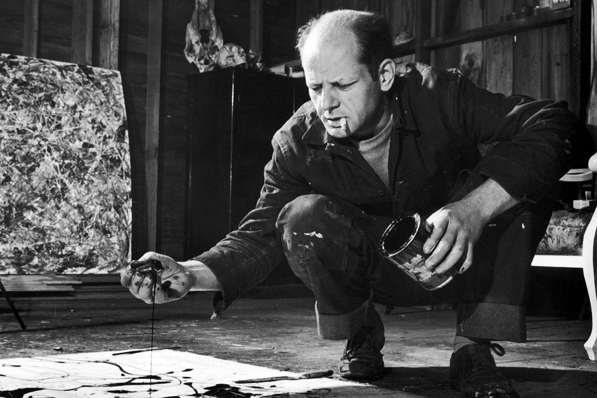 antrophistoria Jackson Pollock, un artista con una vida convulsa y con