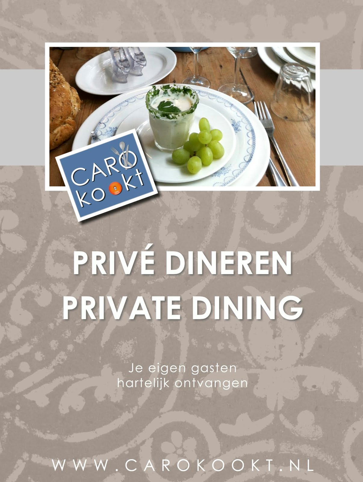 PRIVE DINER / PRIVATE DINING