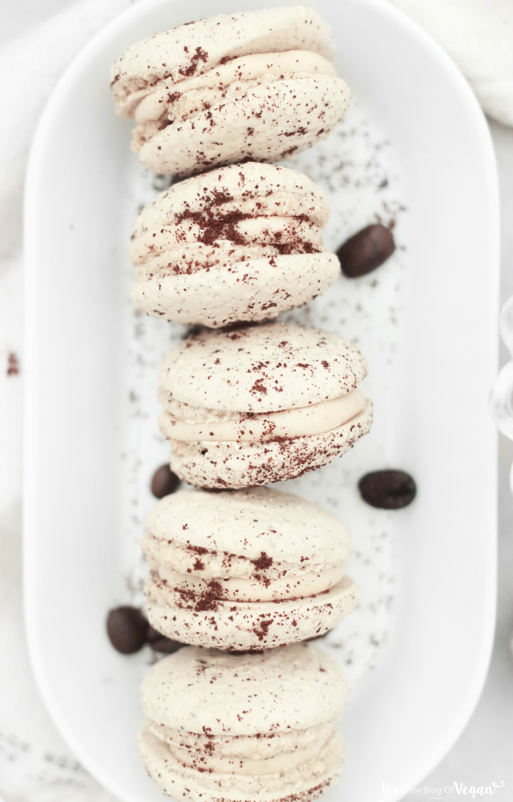 Vegan coffee macarons recipe The Little Blog Of Vegan