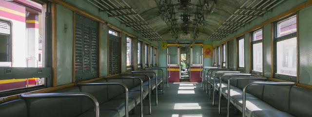 seat in a train