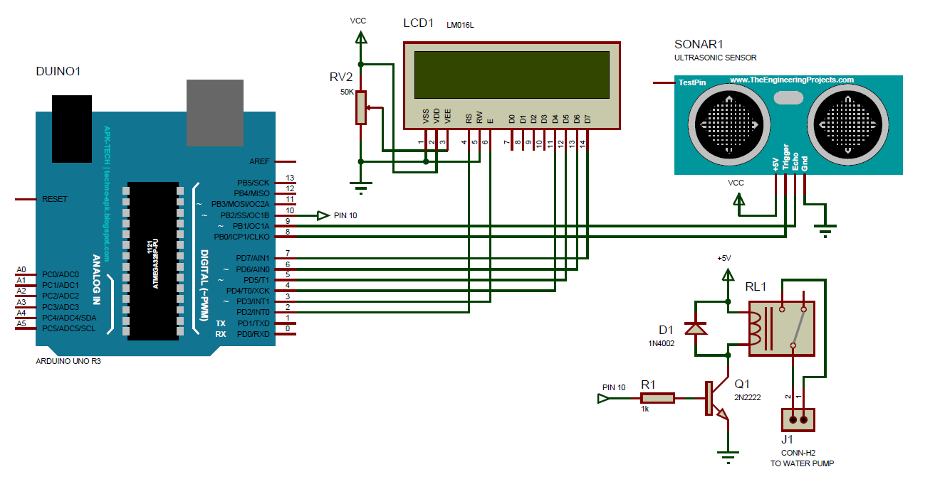 Arduino - LCD wiring