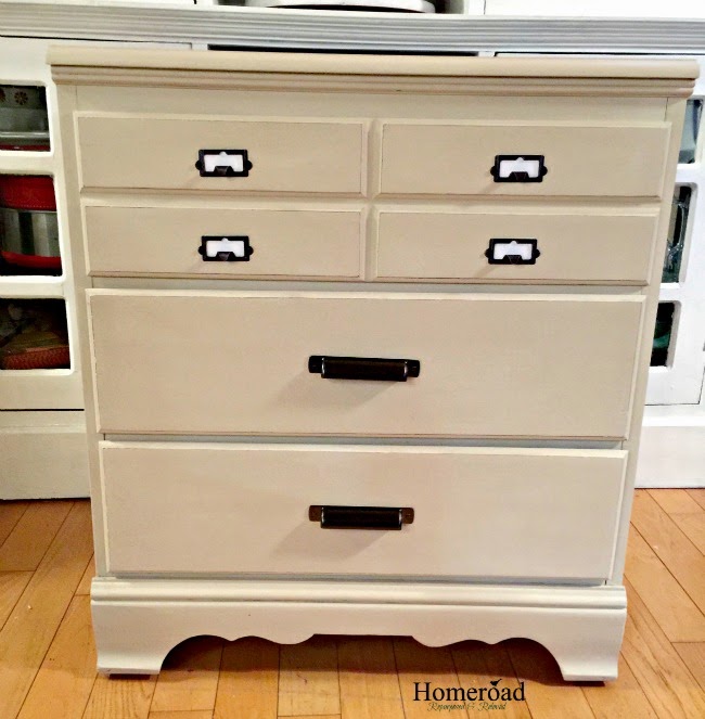 Three Drawer Dresser Turned Library Cabinet