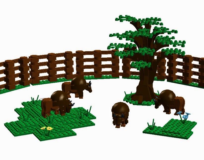 My Increasingly ZooThemed Life LEGO Zoo 0015 Bison Paddock