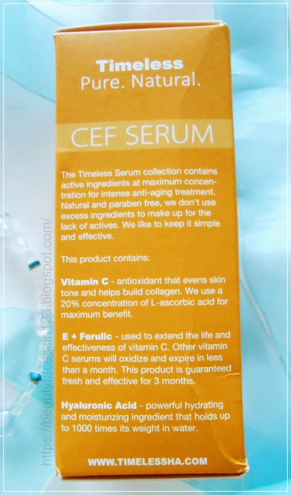 GREAT SKINandLIFE REVIEW ON TIMELESS 20 VITAMIN C, VITAMIN E, FERULIC SERUM