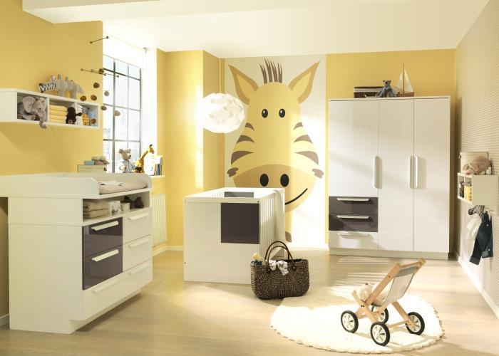 Dormitorio amarillo para bebé - Ideas para decorar dormitorios