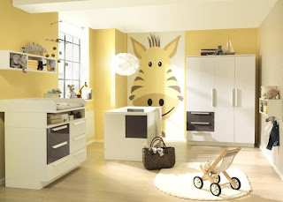 Dormitorio amarillo para bebé - Ideas para decorar dormitorios