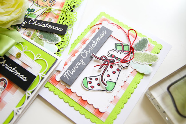Patricia Roebuck, Christmas Cards, Cardmaking, Stamping, Diecutting, Cards with Pattern Paper