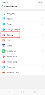 setting kamera sistem oppo