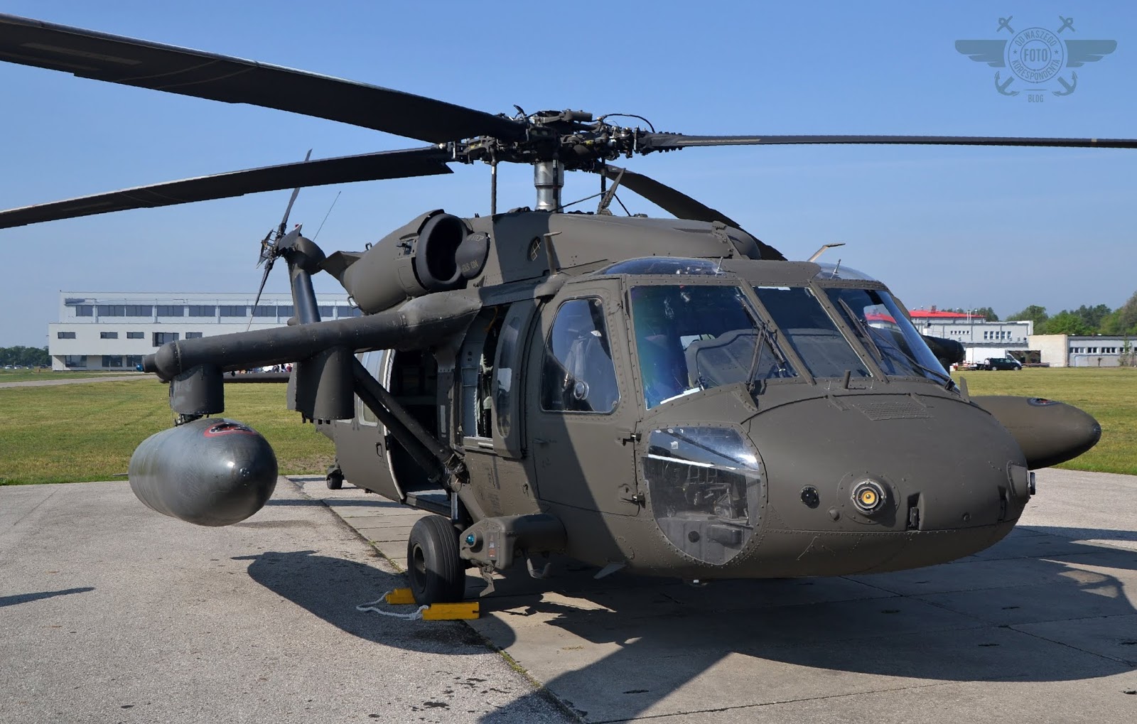 Od waszego fotokorespondenta: UH-60M Black Hawk - 56. Baza Lotnicza