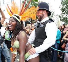 Image result for UK police grinding woman gay pride on street
