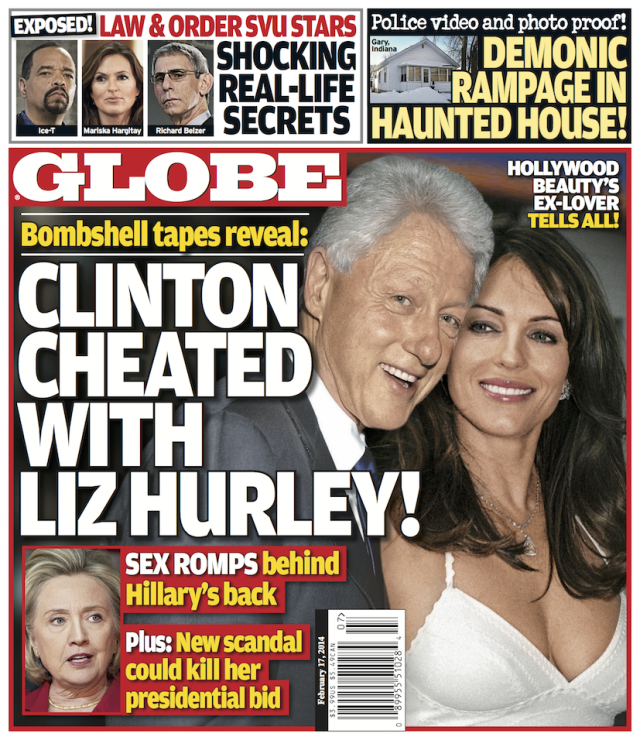 Elizabeth Hurley had an affair with Bill Clinton?