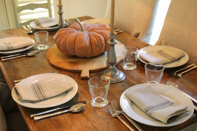 Jenny Steffens Hobick: Fall Table Setting with a Muted Color Palate ...
