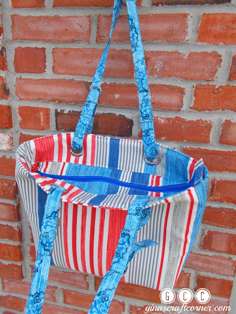 Totes Ma Tote (pattern by emmmalinebags) sewn by GCC:ginascraftcorner.com