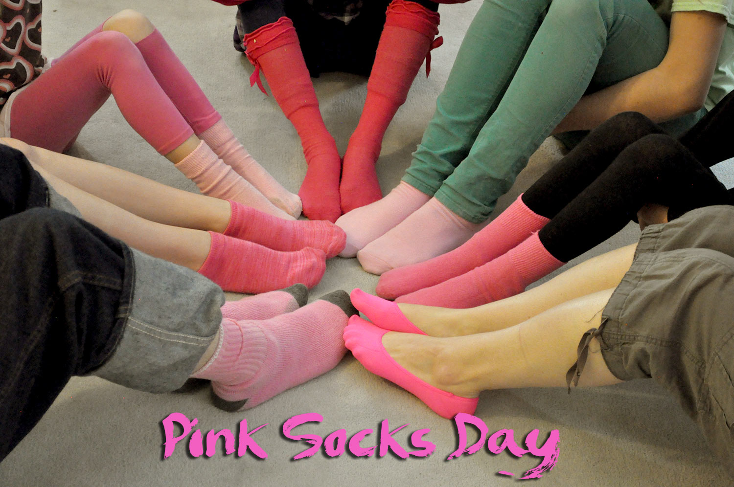 Life Savers Pink Socks Day