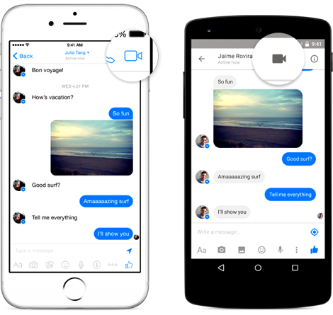 facebook messesnger video calling