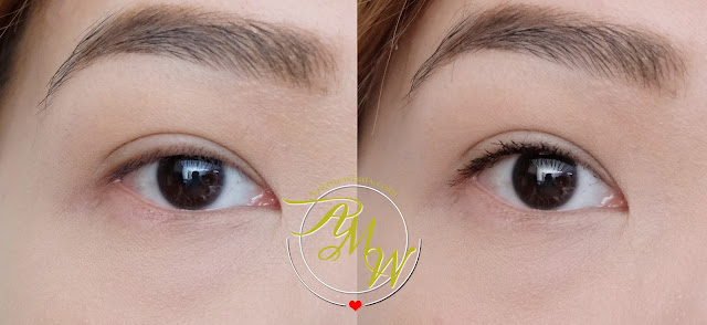 before and after photo of Cathy Doll Pretty Volume Mascara Review by Nikki Tiu www.askmewhats.com
