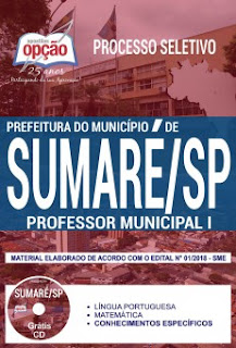download Apostila Prefeitura de Sumaré 2018 PDF