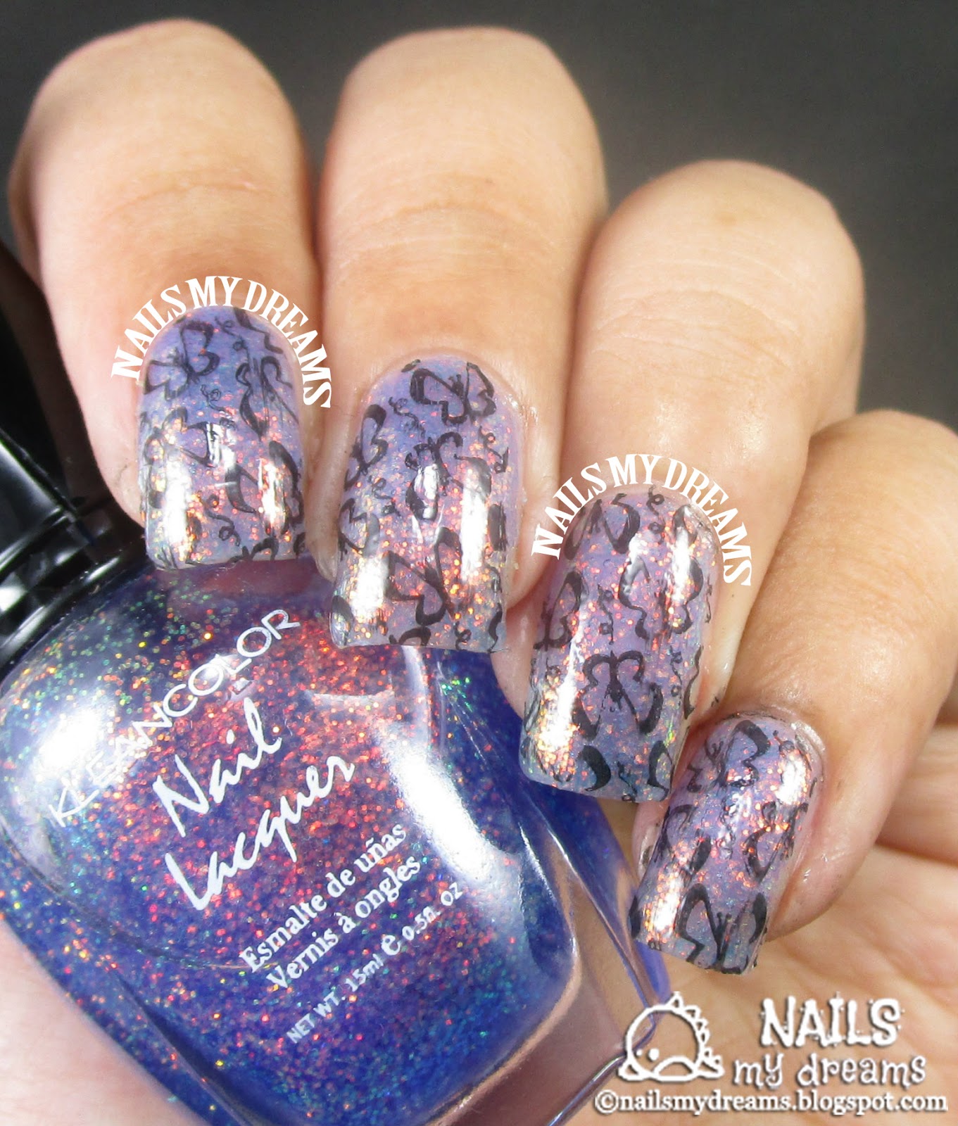 Nails My Dreams Butterfly Stamping Nail Art Using the Born Pretty