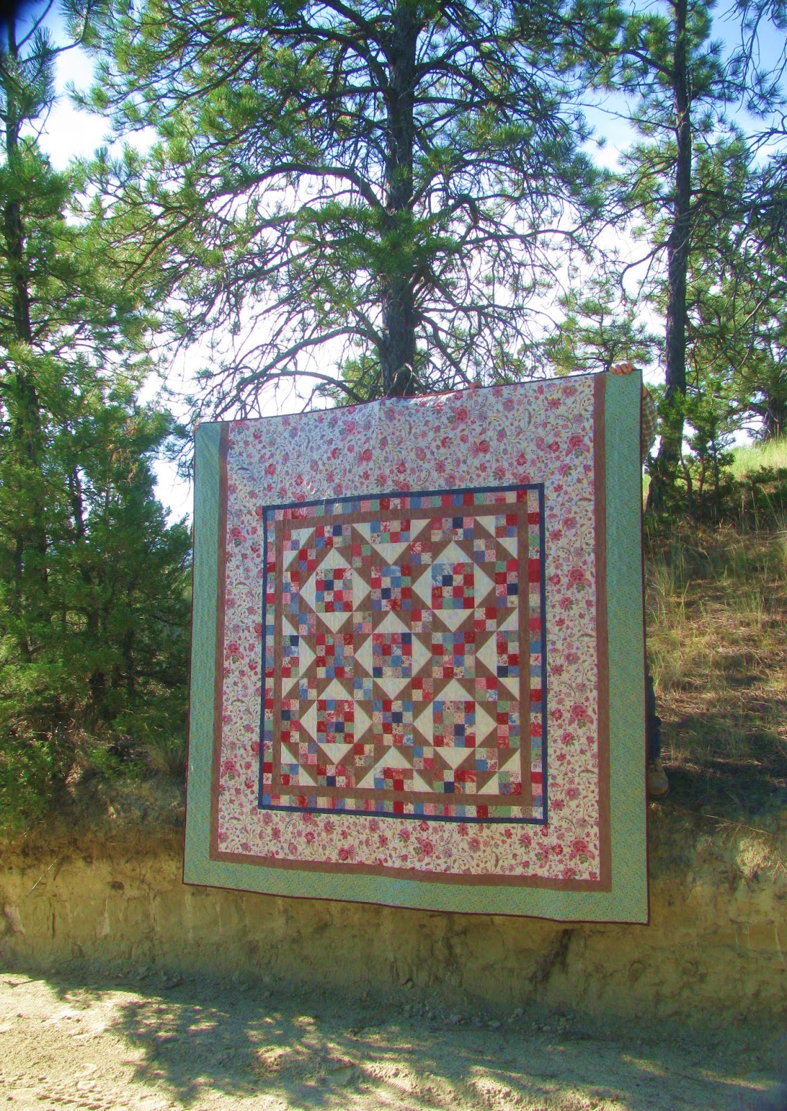 Cedar Fork Stitches Terri's Quilt, a Finish!