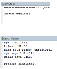 PROGRAM BIODATA SEDERHANA DI JAVA ~ Reynhard Punya Tugas