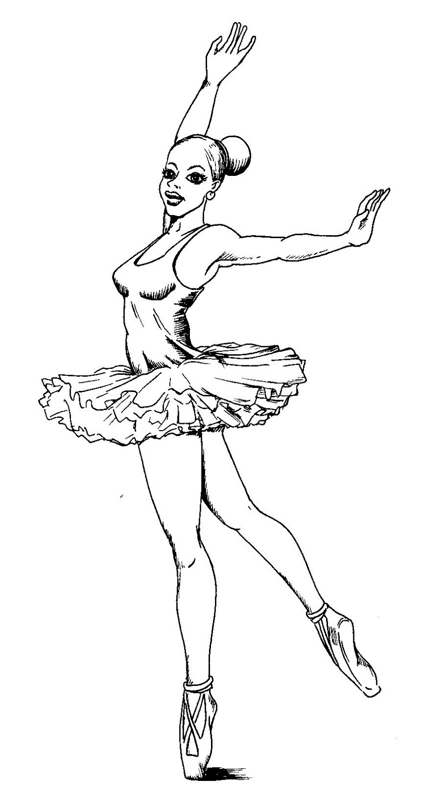 Desenhos de dança Para Colorir e Imprimir - Pintar Grátis Online