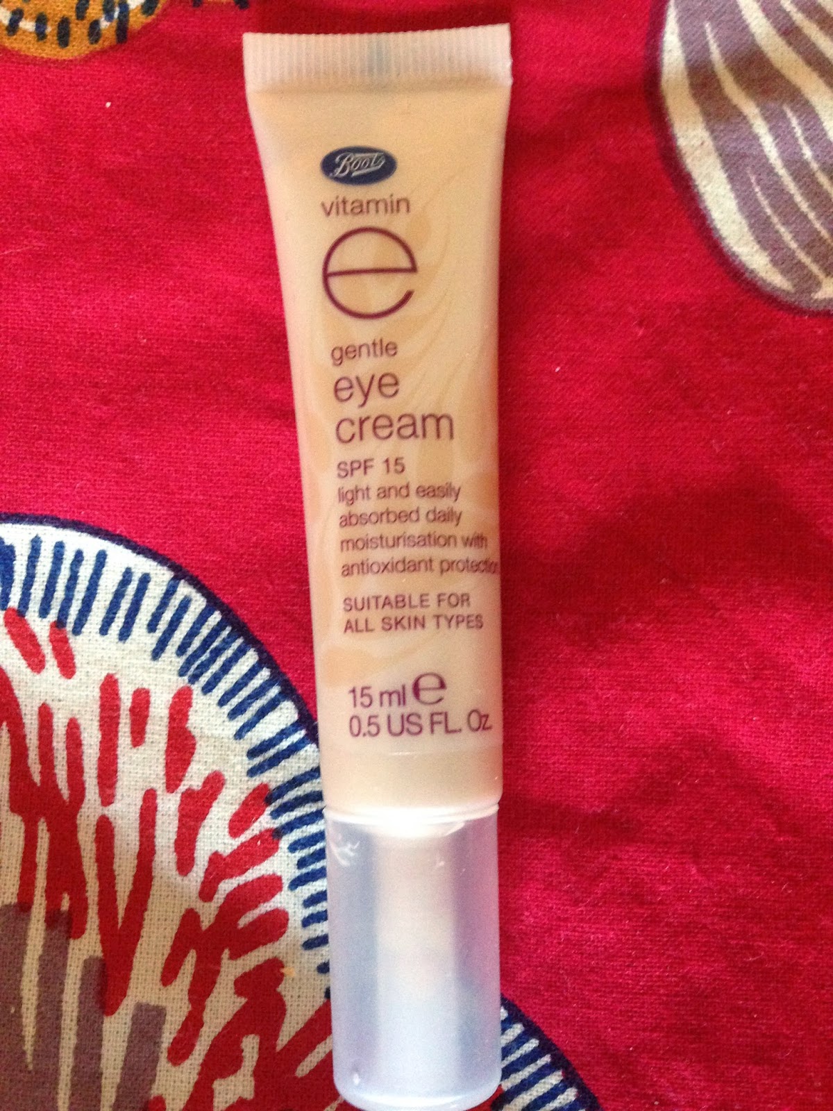 boots vitamin e eye cream