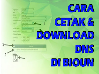 Cara Download dan Cetak DNS di BioUN