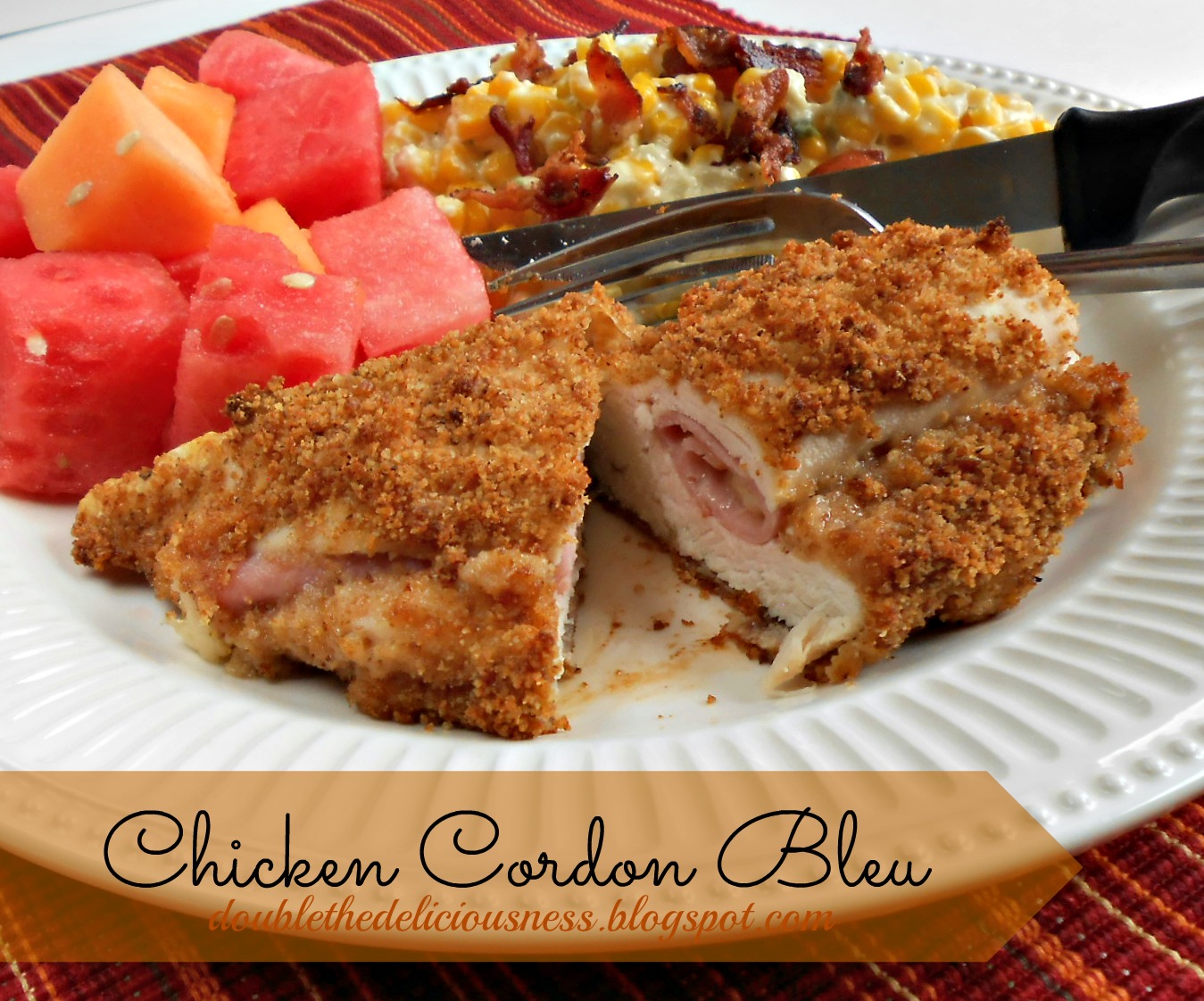 For a quicker version, you may also like this skillet chicken cordon bleu w...