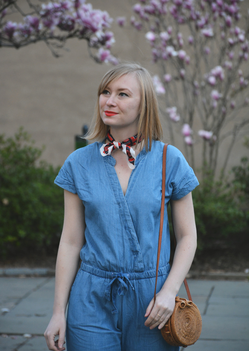 Spring Staple: A Chambray Jumpsuit