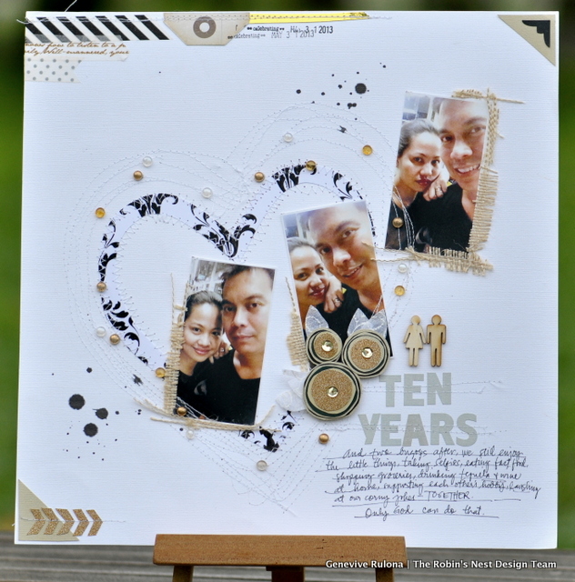 Chattering Robins Wedding  Anniversary  Layout