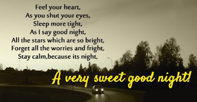 Good night poems Good night poems