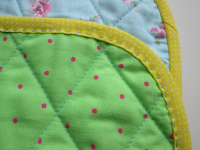 s.o.t.a.k handmade: whole cloth baby quilt