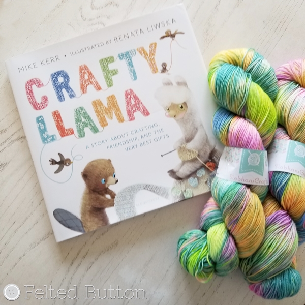 Crafty Llama Book Review by Susan Carlson of Felted Button