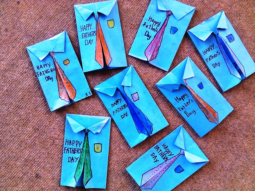 Happy Crayons School: Father's Day card