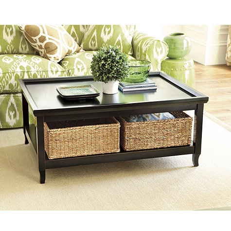Decorating With Baskets The Cottage Market The Coffee Table Is Perfect E For Baskets They Add A Design Touch And Can Hold So Many Useful Items Coasters Magazines Board List Goes