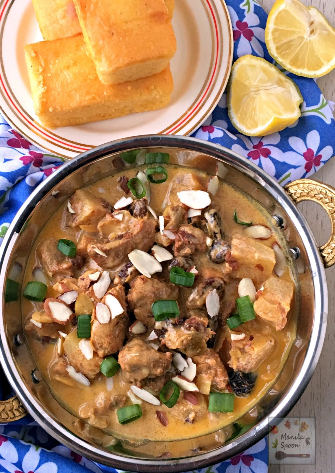 Mild and fruity chicken curry with the perfect blend of sweet and spicy flavors! Quick and easy to make it's ready in 30 minutes!