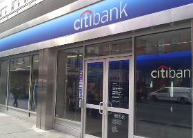 Operaciones en las agencias del Citibank