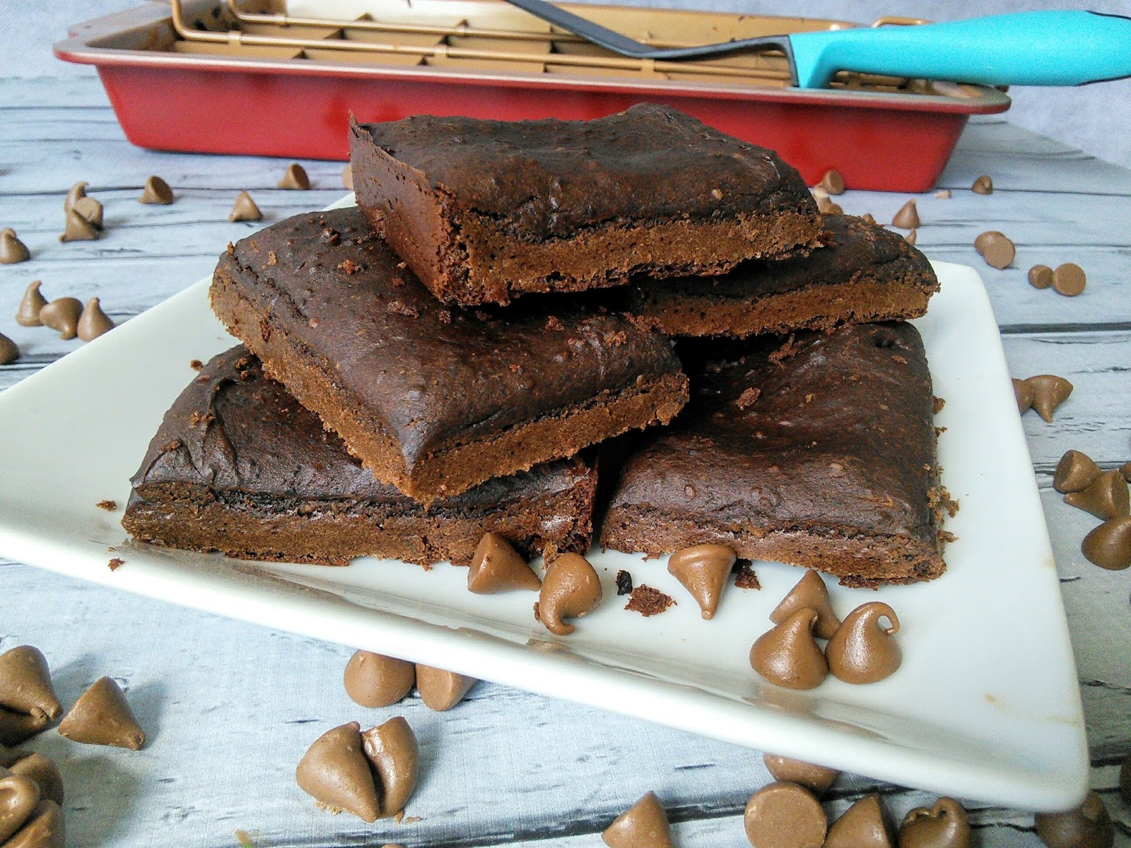 Gluten Free Chocolate Mocha Protein Brownies