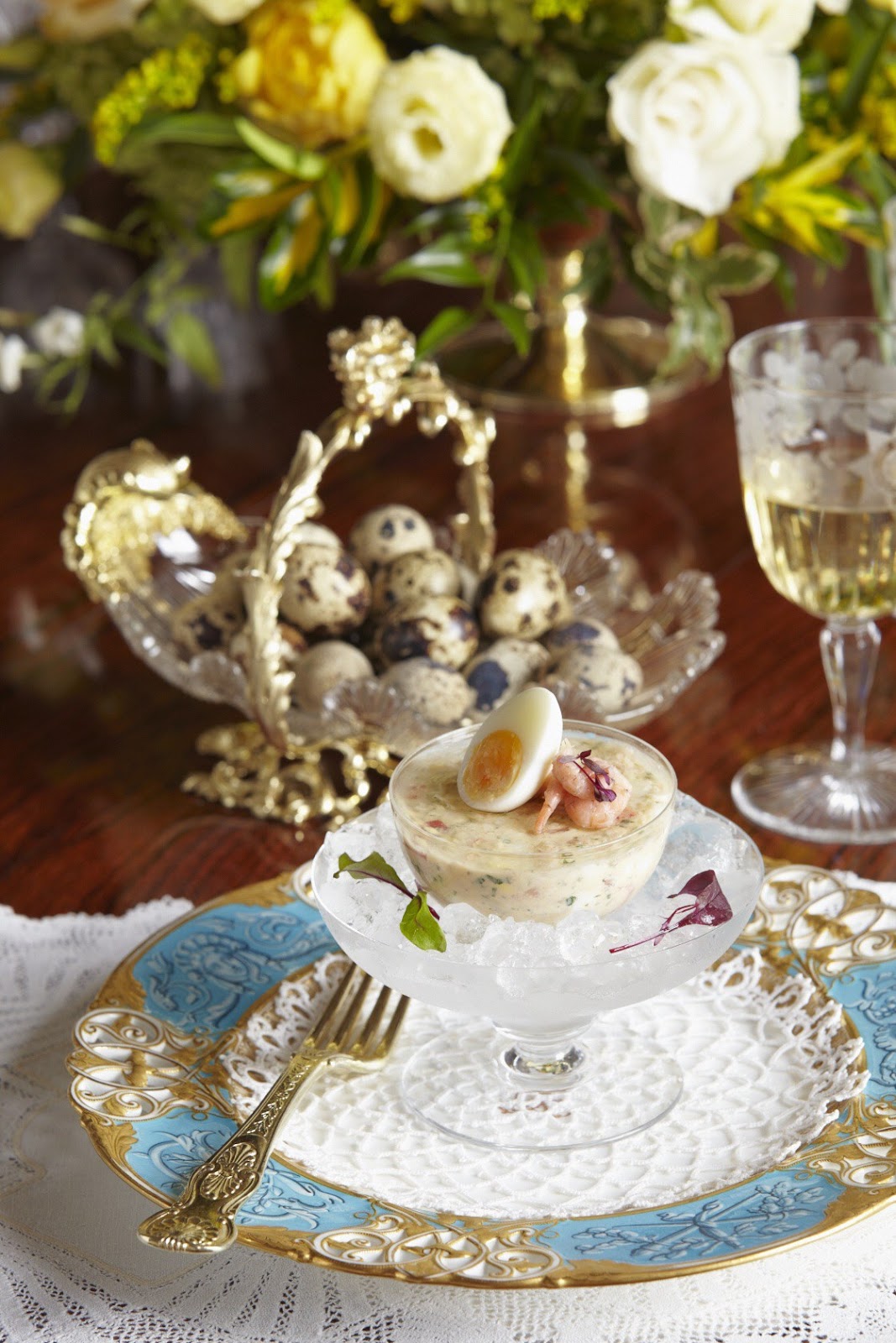 Each new day Dinner with HM delicious, delectable, maybe Eggs Drumkilbo